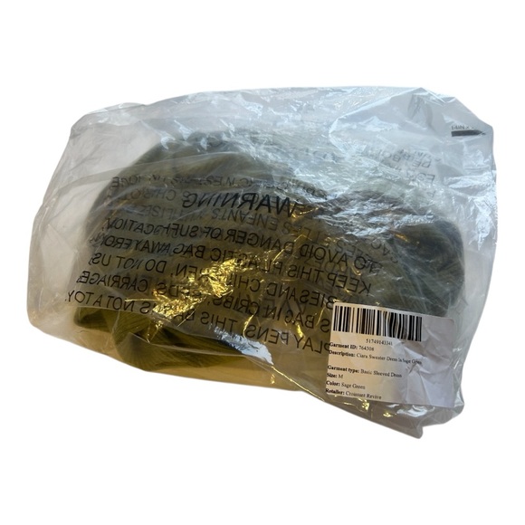 Camila Coelho Revolve Ciara Sweater Dress In Sage Green - Picture 7 of 8